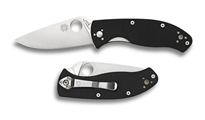 Spyderco Tenacious Black G10 Plain